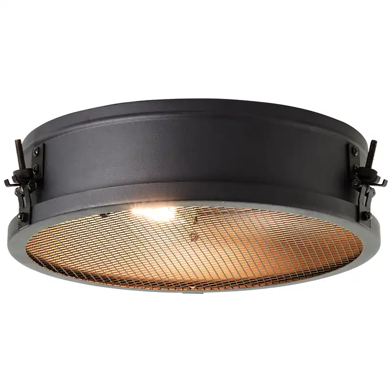 Zois Deckenleuchte 34cm schwarz korund Knallerangebot