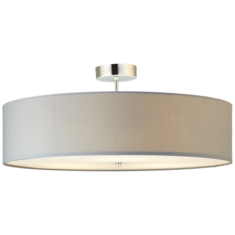 Sale Andria Deckenleuchte 60cm chrom/hellgrau