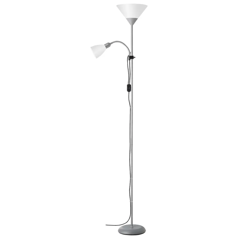 Spari Deckenfluter Lesearm silber/weiß Rabatt