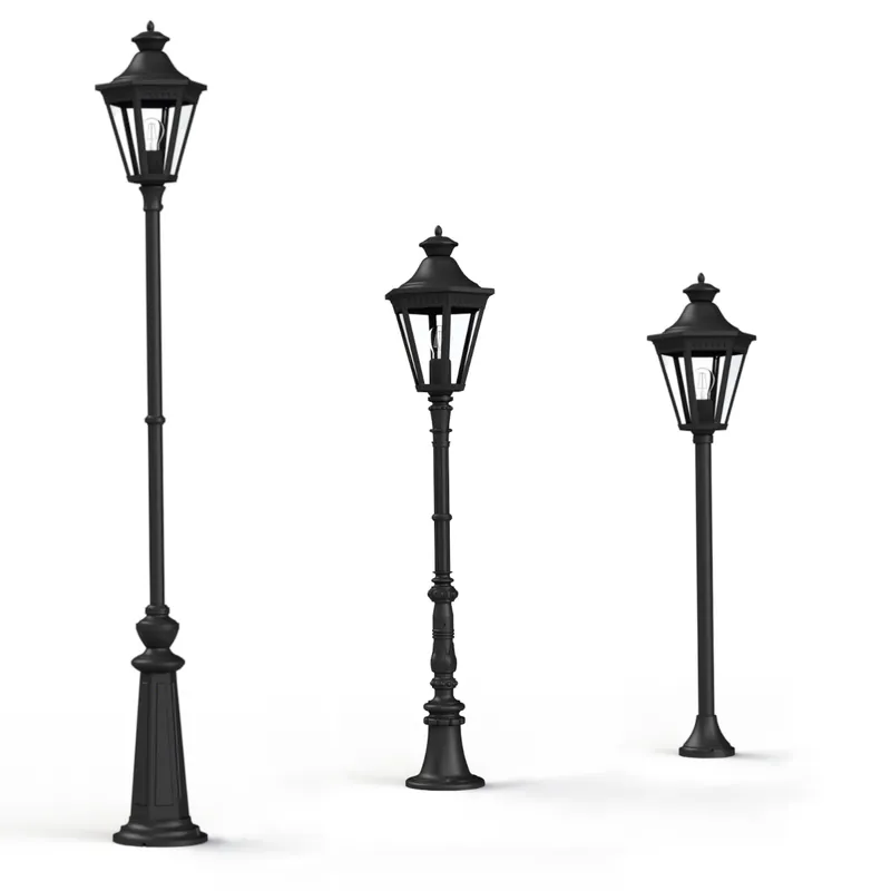 Standleuchte mit Aluminium- oder Messinglaterne Victoria, (120–199 cm) Mega-Angebot