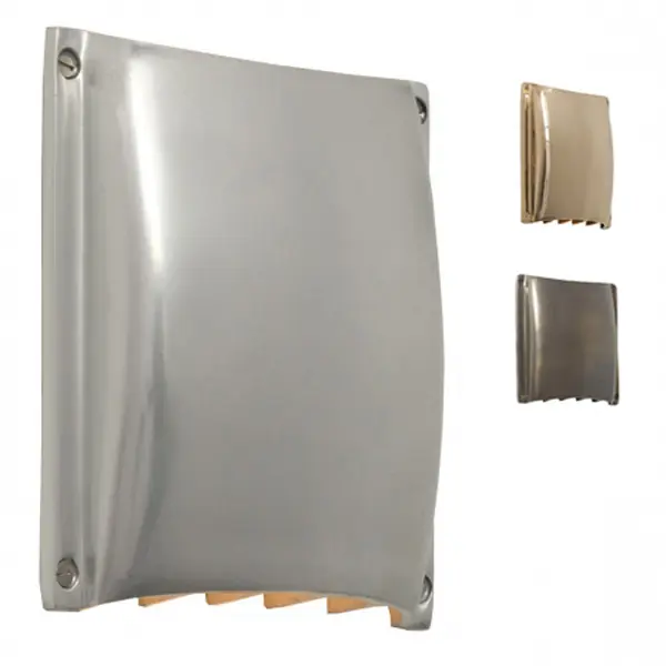 Highlight Sehr flache Yachtleuchte aus Alu- oder Bronzeguss 2464