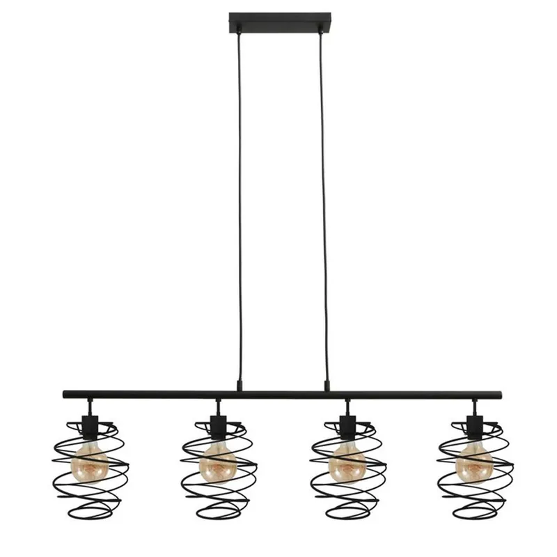Bestpreis Pendelleuchte, 130 cm, max. 60 W, Schwarz