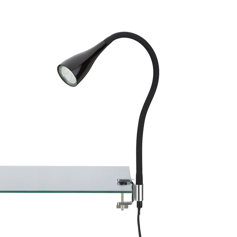 Direkt Vom Hersteller Flexible Klemmleuchte 60 cm 1xGU10 3W 250lm schwarz