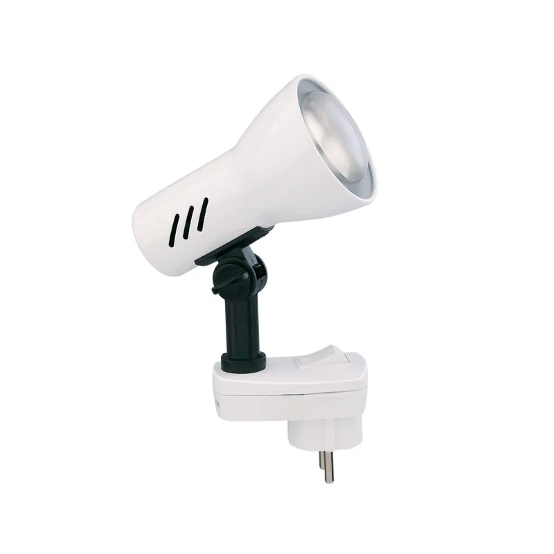 Schnäppchen Steckerleuchte 10,5 cm 1x exkl E14 25W weiß