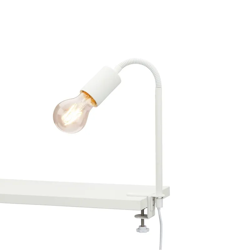 Klemmleuchte Ø 1x exkl E27 10W weiß Angebot