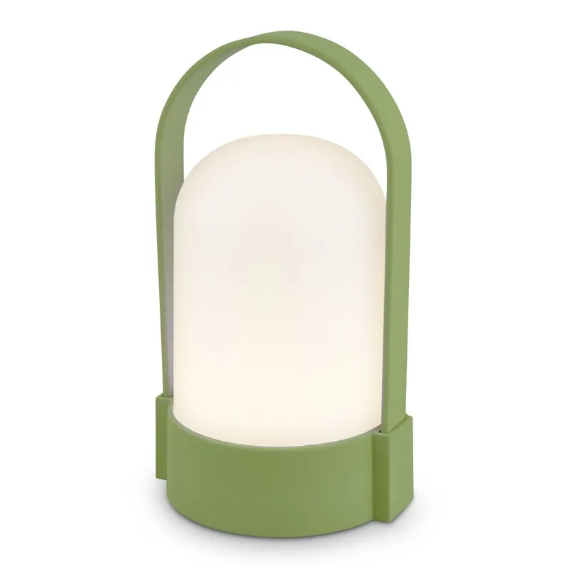 Markenprodukt Asa Tischlampe - 1W, 50lm, Kabellos, LED, Dimmbar, Warmweiß, Lindgrün