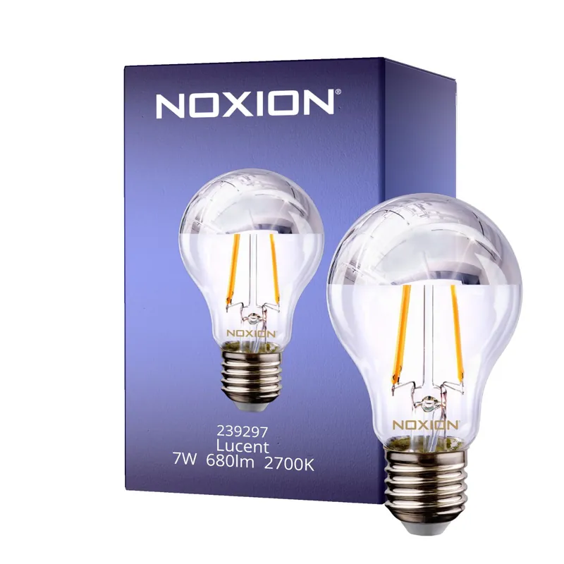 Aktuell Noxion Lucent LED E27 Birne Fadenlampe Klar 7W 680lm - 827 Extra Warmweiß | Ersatz für 60W