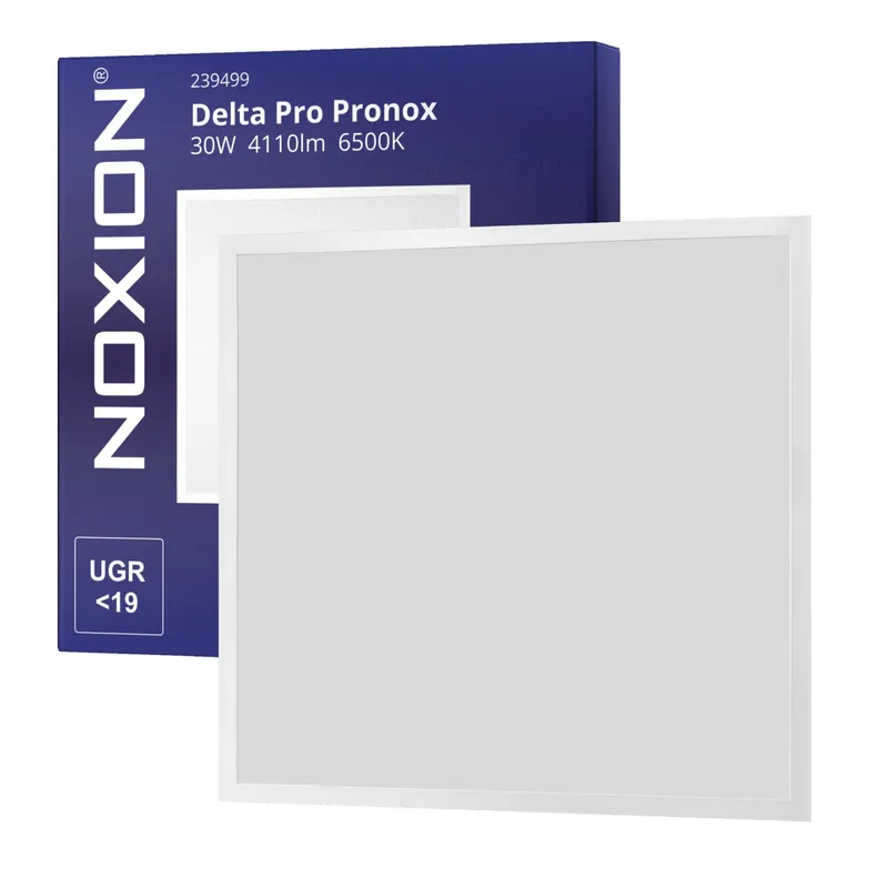 Finale Aktion Noxion LED Panel Delta Pro Pronox V2.0 30W 4110lm - 865 Tageslichtweiß | 60x60cm - UGR <19 - Dali Dimmbar - Philips Xitanium Treiber