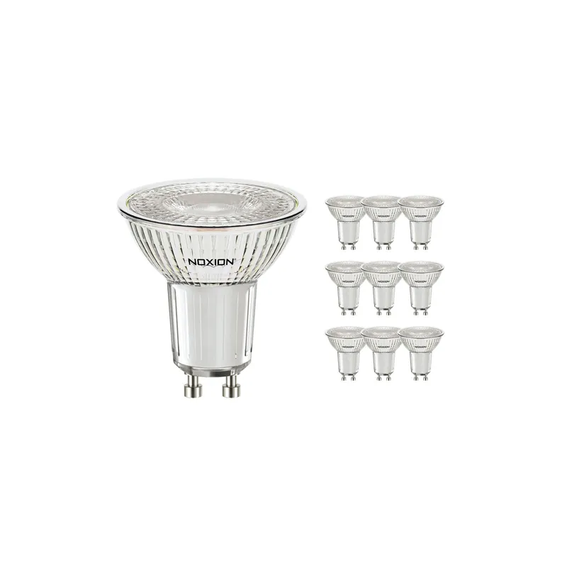 Zertifiziert Mehrfachpackung 10x Noxion PerfectColor LED-Spot GU10 PAR16 4W 350lm 36D - 940 Kaltweiß | Höchste Farbwiedergabe - Dimmbar - Ersatz für 35W
