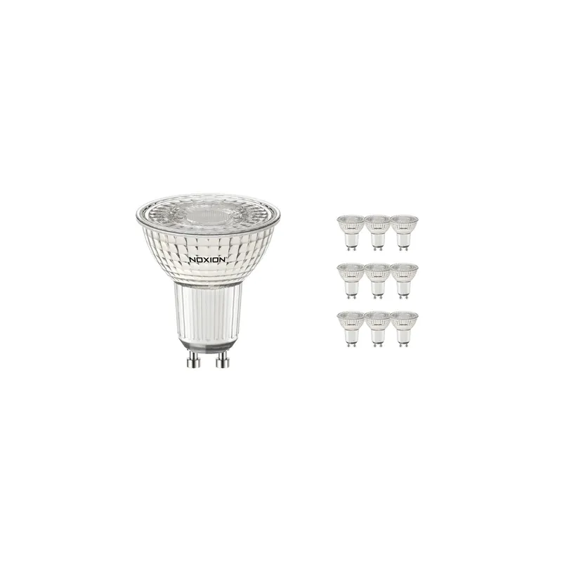 Kracherpreis Mehrfachpackung 10x Noxion PerfectColor Led-Spot GU10 PAR16 4W 340lm 36D - 922-927 Dim To Warm | Höchste Farbwiedergabe - Dimmbar - Ersatz Für 35W