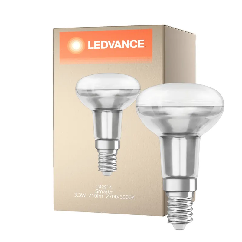 Ledvance Smart+ Wifi E14 Spot 3W 210lm - 827-865 Abstimmbares Weiß | Dimmbar - Ersatz für 25W Markenware