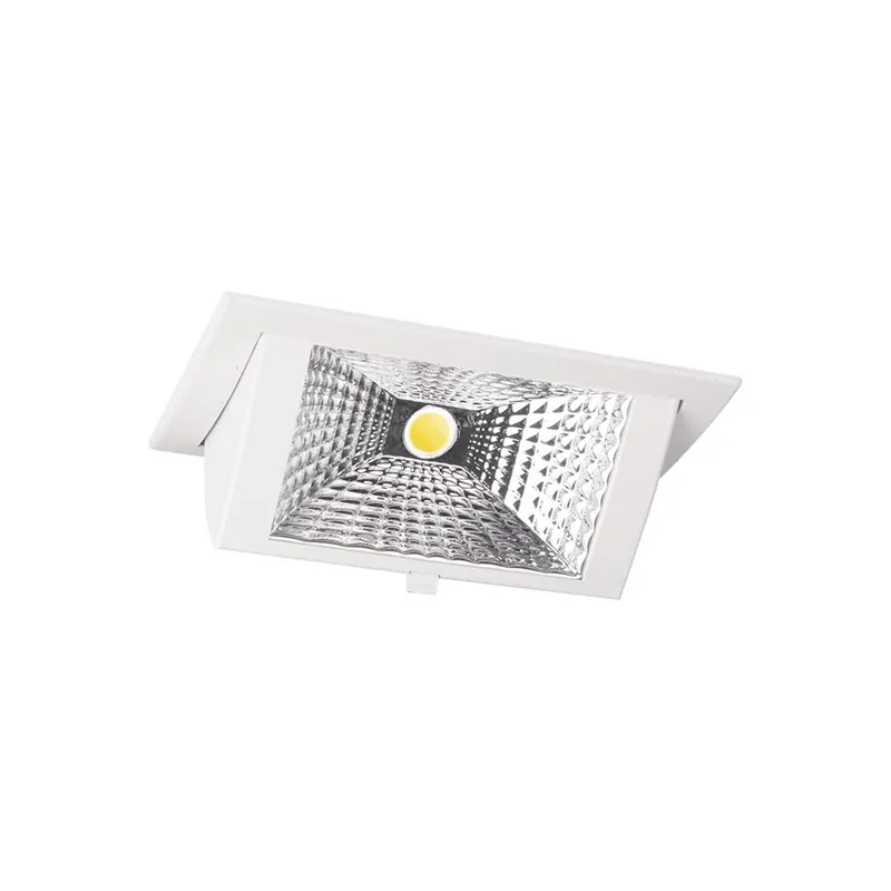Neue Ware LED Downlight Wallwasher Wally Mittel Weiß 27W 3850lm 78x100D - 840 Kaltweiß - 238x145mm