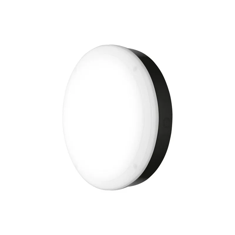 Meistverkauft Ledvance LED-Wand- und Deckenleuchte 300 Schwarz 15W 1400lm - 840 Kaltweiß | 300mm - IP65 - Emergency