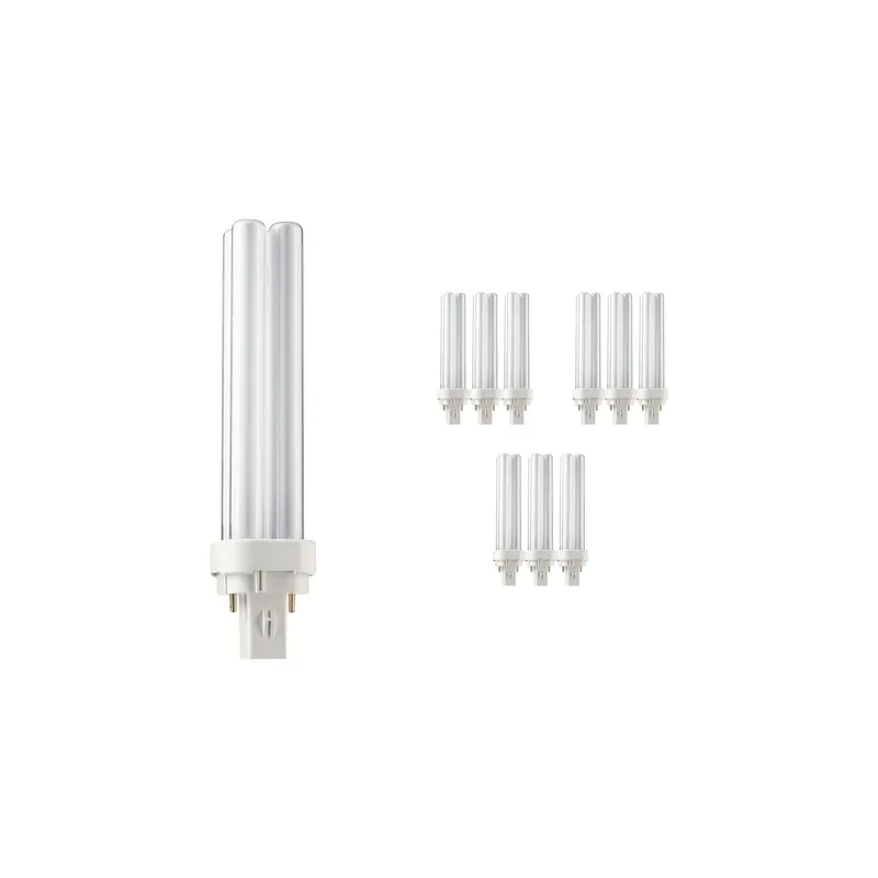Mehrfachpackung 10x Philips MASTER PL-C 26W - 865 Tageslichtweiß | 2-Pins Garantierte Lieferung
