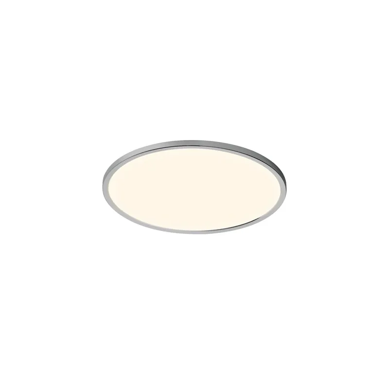 Nordlux LED-Wand- und Deckenleuchte Oja 29 19W 830-840 2100lm Weiß und Chrom IP54 | 3-Stufen Dimmbar - Dim to Warm Garantierte Lieferung