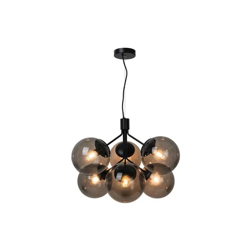 Angebot Nordlux Pendelleuchte Ivona 6x E27 Schwarz - Metall | Max. 28W