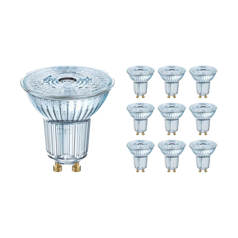 Online Kaufen Mehrfachpackung 10x Osram Parathom LED GU10 Spot Klar 4.5W 350lm - 927 Extra Warmweiß | Dimmbar - Höchste Farbwiedergabe - Ersatz für 50W