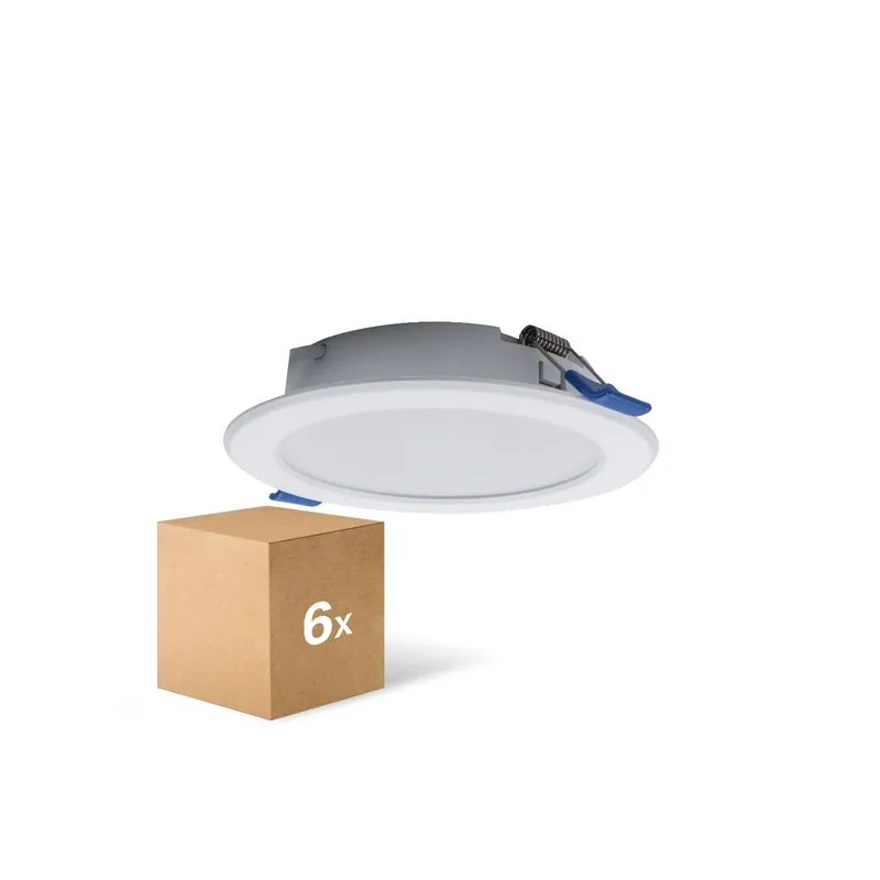Bestseller Mehrfachpackung 6x Mehrfachpackung 6x LED Downlight Pan 6W 480lm 830 Warmweiß | 93mm - Ausschnitt 75mm