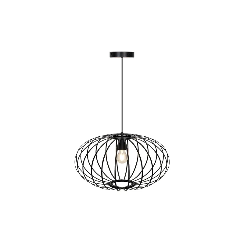 D'Lite Pendelleuchte Kemmel Metall Und Plastik Matt Schwarz | Geeignet Für 1x E27 Begrenztes Angebot