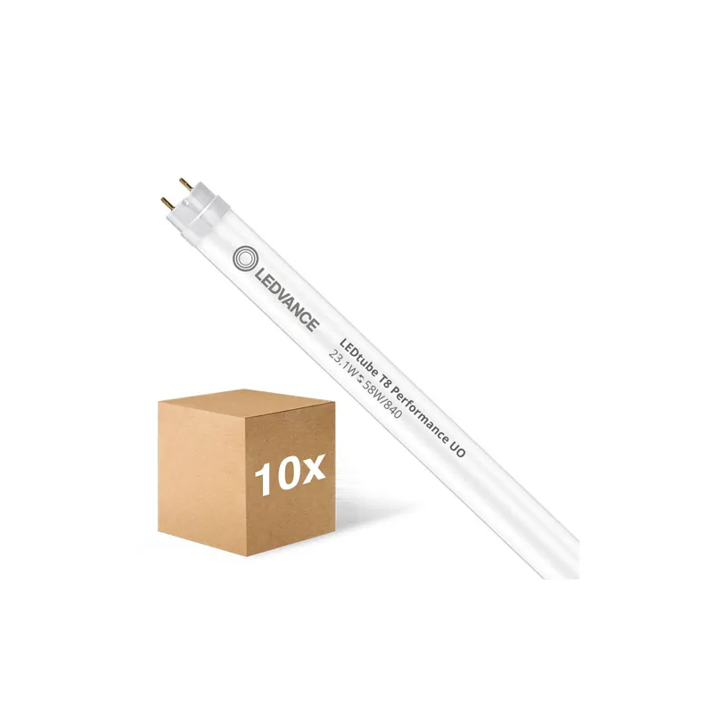 Finale Aktion Mehrfachpackung 10x Ledvance LED Röhre T8 Performance (EM/Mains) Ultra Output 23.1W 3700lm - 840 Kaltweiß | 150cm - Ersatz für 58W