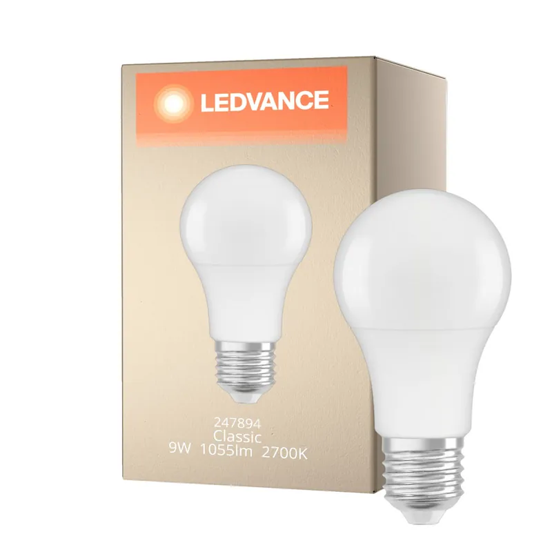Jetzt Bestellen Ledvance Classic LED E27 Birne Matt 9W 1055lm - 827 Extra Warmweiß | Ersatz für 75W