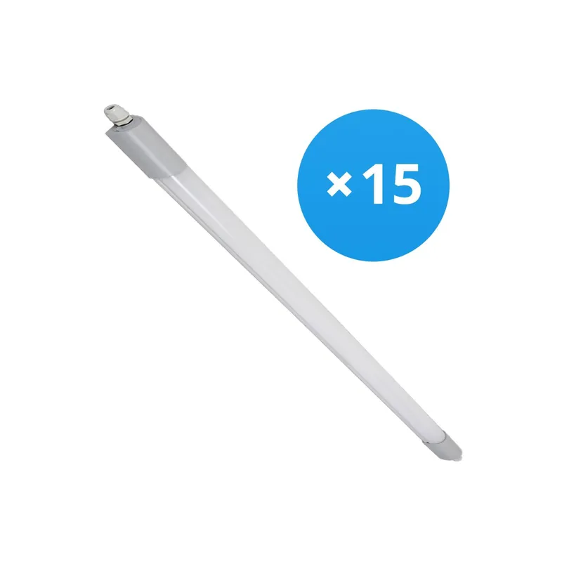 Bulk 15x Energetic LED Feuchtraumleuchte 33W 4000lm - 840 Kaltweiß | 120cm Günstig