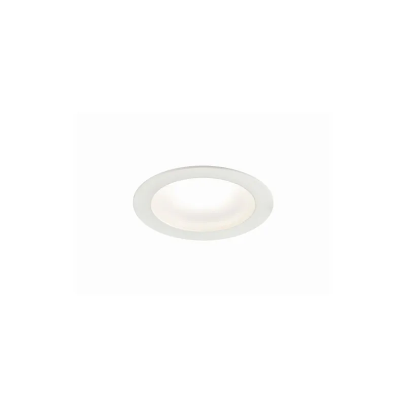 Sylvania LED Downlight Start IP44 150 Aluminium Weiß 12W 1200lm 74D - 830 Warmweiß | Ausschnitt 150mm - IP54 - Dimmbar Markenware