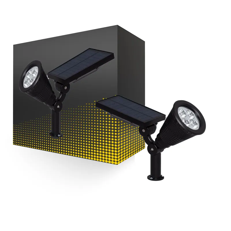 Rabatt Bright Choice Erdspießleuchte Meillion ABS Schwarz 2W 200lm - 860 Tageslichtweiß
