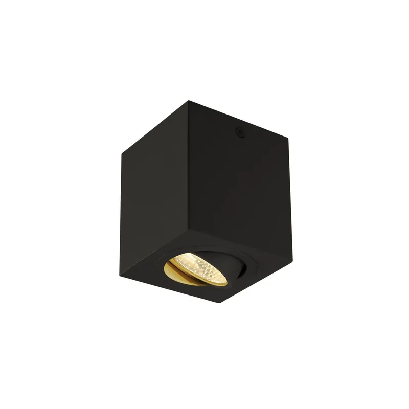 SLV Triledo Deckenleuchte Aluminium Schwarz Quadrat 7.6W 640lm 38D - 830 Warmweiß Rabatt