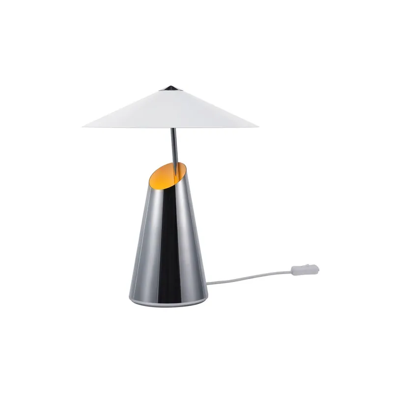 DFTP by Nordlux Tischlampe Taido Metall Chrom | 320mm - Geeignet für 1x E27 Neue Kollektion