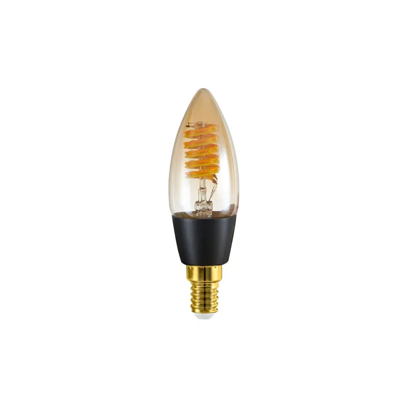 Aktuell Eglo Connect.Z Smart LED Kerze E14 Fadenlampe Messing 4.9W 320lm - 827-865 Abstimmbares Weiß | Dimmbar - Ersatz Für 25W