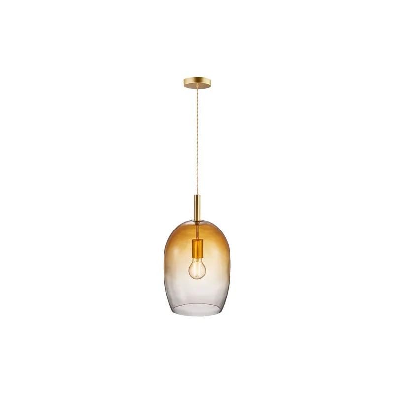 Angebot Nordlux Pendelleuchte Uma Glas Gold | E27