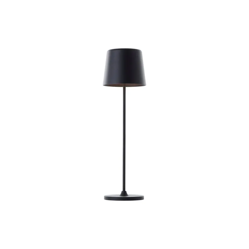 Garantierte Lieferung Brilliant Tischlampe Kaami Metall Plastik Matt Schwarz 2W 310lm - 830 Warmweiß | 100mm - IP44 - Außenbeleuchtung - Dimmbar