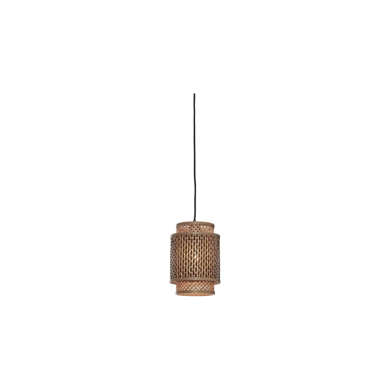 Saisonangebot Good&Mojo Pendelleuchte Bhutan Bambus Braun S | Geeignet für 1x E27