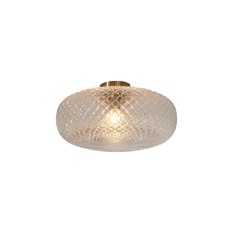 It's about RoMi Deckenleuchte Venice Glas Transparent | Geeignet für 1x E27 Saisonangebot