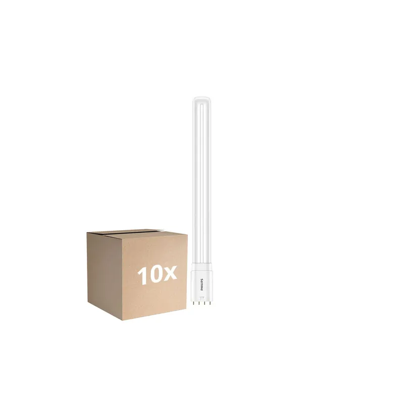 Angebot Mehrfachpackung 10x Philips CorePro PL-L LED Glühbirne Mains 24W - 830 Warmweiß | 4-Pins - Ersatz Für 55W