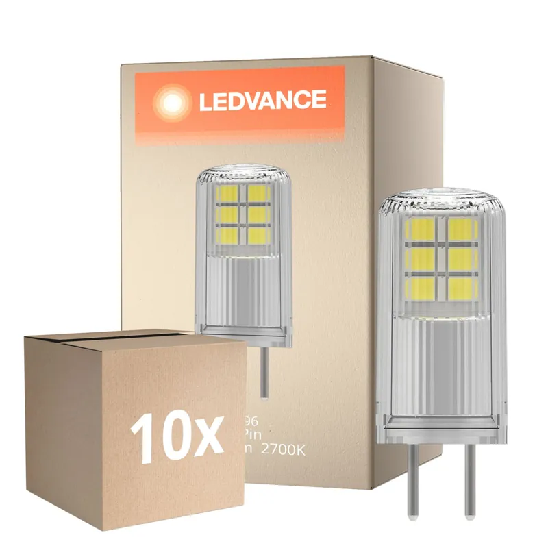 Highlight Mehrfachpackung 10x Ledvance Performance LED Capsule Klar GY6.35 2.2W 300lm - 827 Extra Warmweiß | Ersatz Für 28W