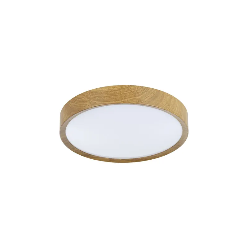 Eglo Deckenleuchte Musurita Stahl Holz Weiß 14.6W 1600lm - 830 Warmweiß | IP20 Meistverkauft