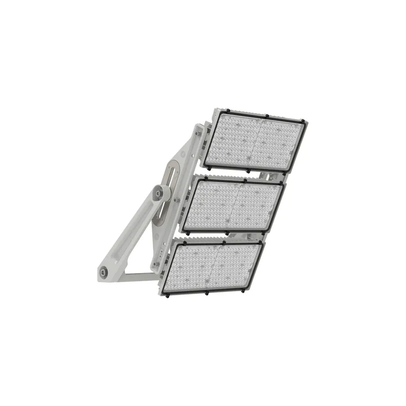 Zertifiziert Ledvance LED-Scheinwerfer Max Radial 10 Aluminium Grau 1800W 227200lm 10D - 830 Warmweiß | IP66 - Symmetrisch