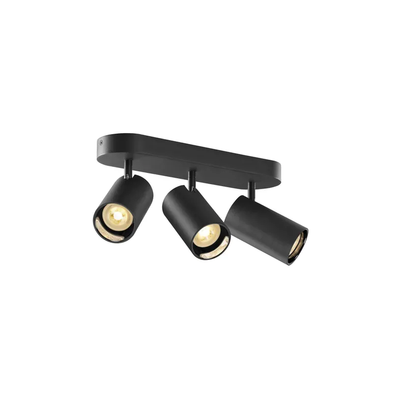 Garantierte Lieferung SLV Asto Aluminium Spot Schwarz | Geeignet für 3x GU10