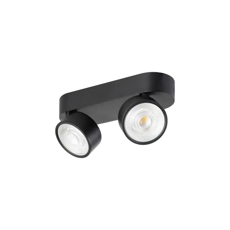 SLV Kalu Aluminium Spot Schwarz 19W 2800lm - 930 Warmweiß | Höchste Farbwiedergabe - Dimmbar Bestseller