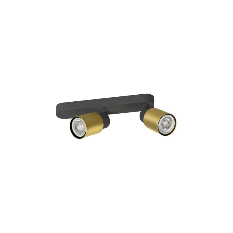 SLV Puri 2.0 Aluminium Spot Schwarz | Geeignet für 2x GU10 Nur Für Kurze Zeit