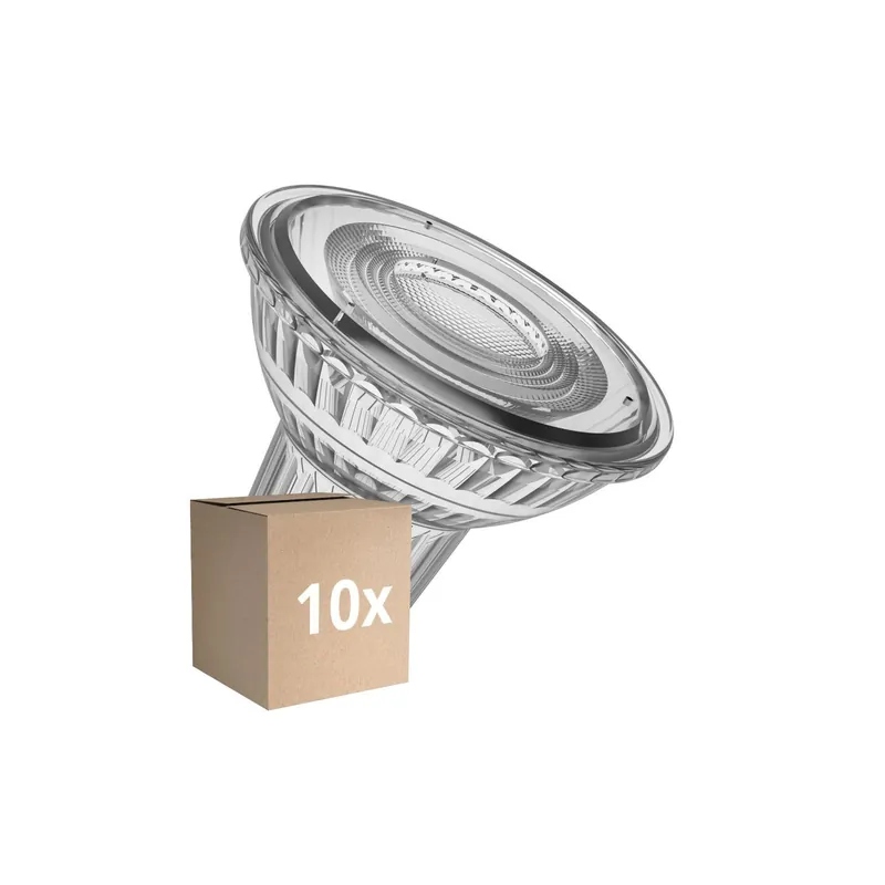 Beliebt Mehrfachpackung 10x Ledvance LED-Spot GU10 PAR16 6.1W 575lm 36D - 930 Warmweiß | Höchste Farbwiedergabe - Dimmbar - Ersatz Für 80W