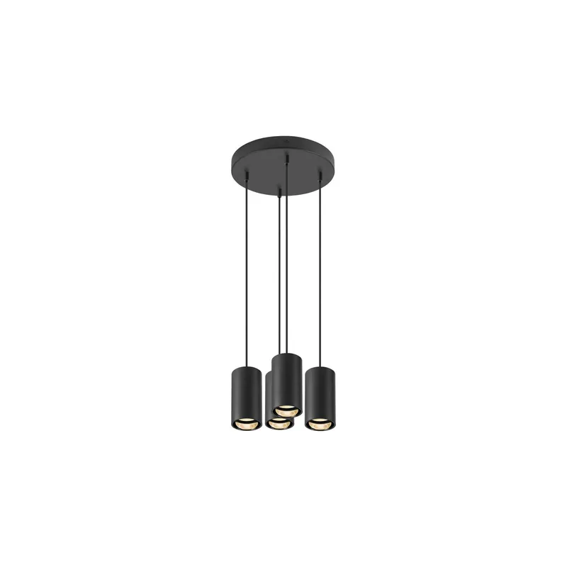 Ausverkauf SLV Asto Aluminium Schwarz | Geeignet für 4x GU10