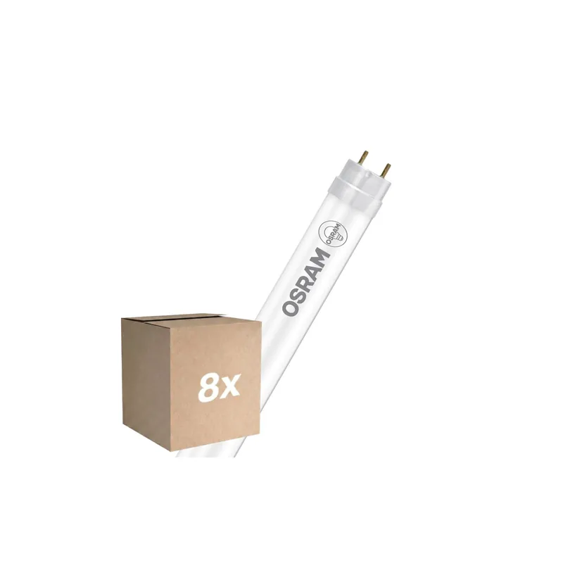 Mehrfachpackung 8x Osram Bio-Lumilux LED T8 (EM/Mains) Standard Output 10W 1200lm - 965 Tageslichtweiß | 90cm - Höchste Farbwiedergabe - Ersatz Für 18W Wochenendangebot