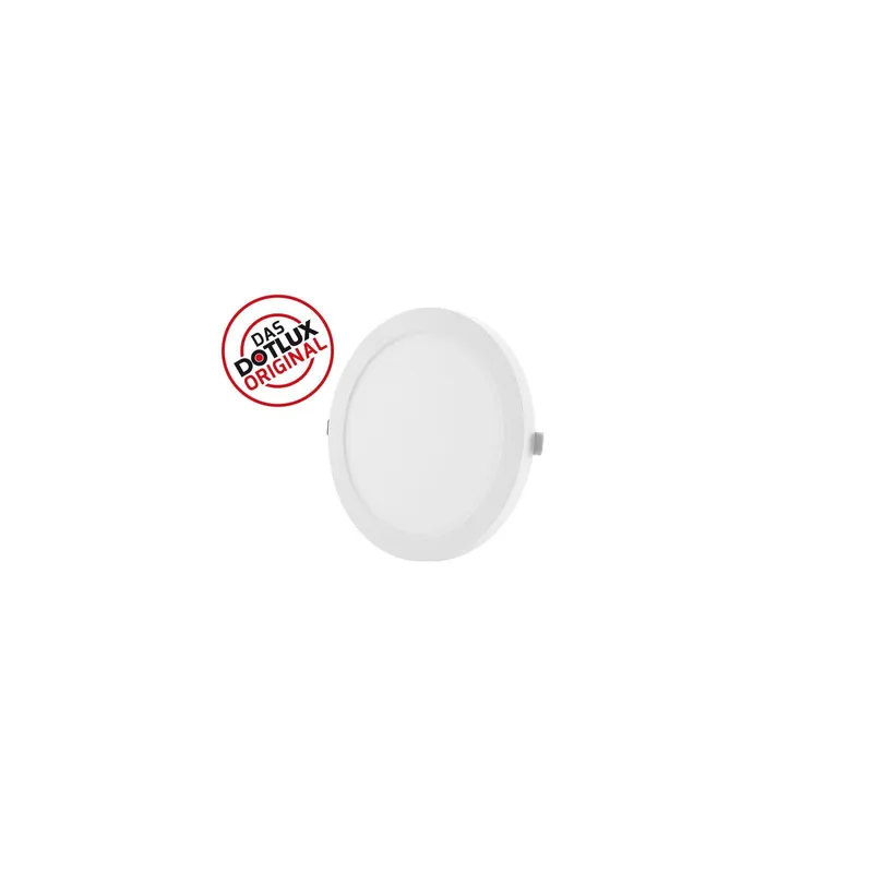 Echt Dotlux LED-Downlight Unisize Plus Weiß 18W 1440lm 120D - 830-857 CCT | 217mm - Ausschnitt 60-180mm - Dimmbar