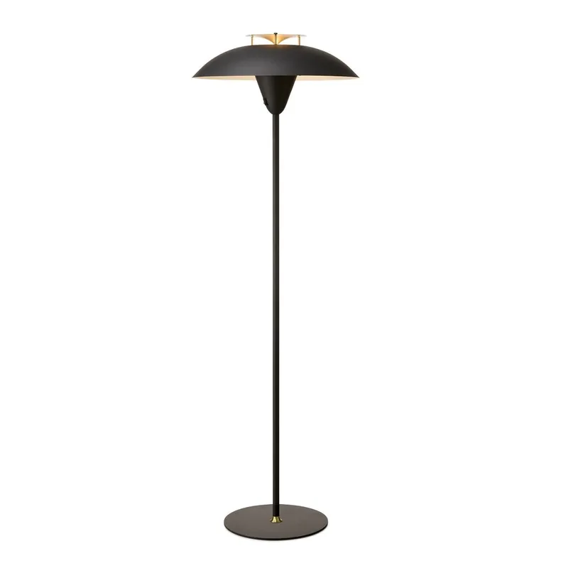 Halo Design 748976 Stehleuchte Stepp Schwarz antik messing 140cm Heißes Angebot