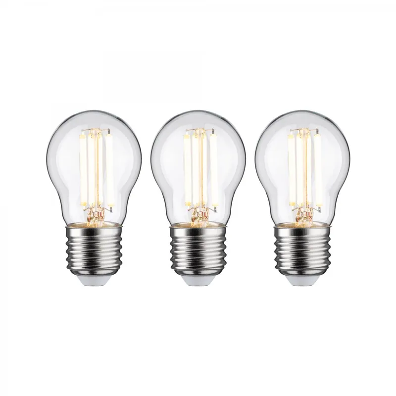 Preiswert Paulmann 29215 Eco-Line Filament 230V LED Tropfen E27 3er-Set 525lm 2,5W 3000K Klar