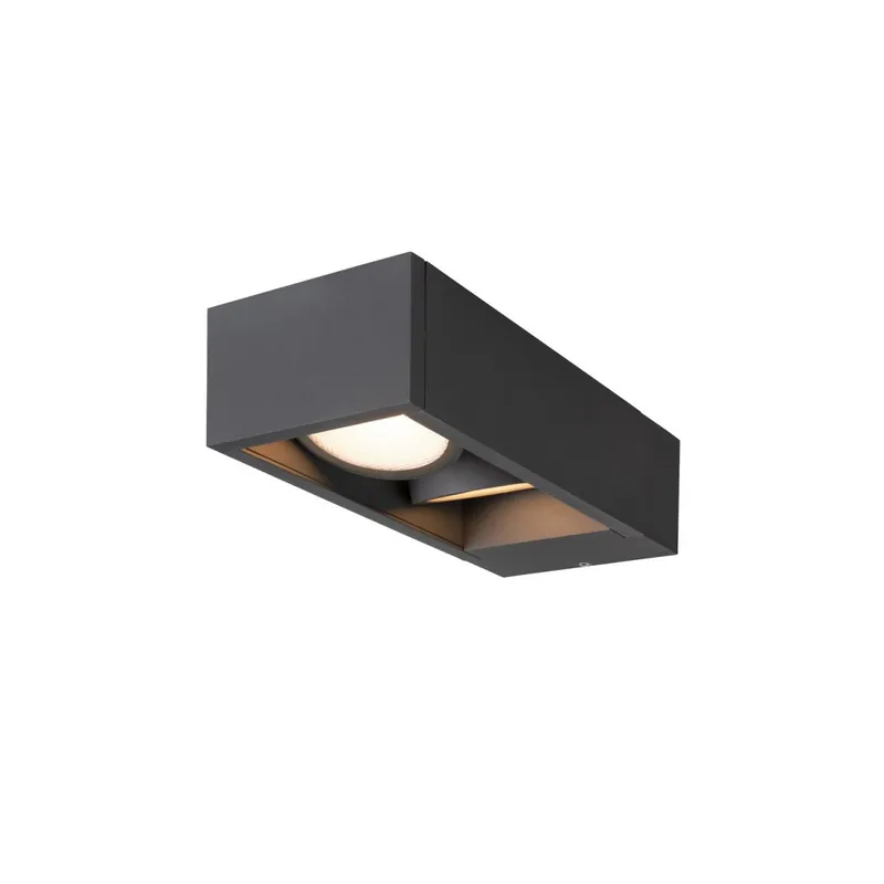 Kracherpreis SLV 1004748 ESKINA FRAME WL Outdoor LED Wandaufbauleuchte anthrazit CCT switch 3000 4000K
