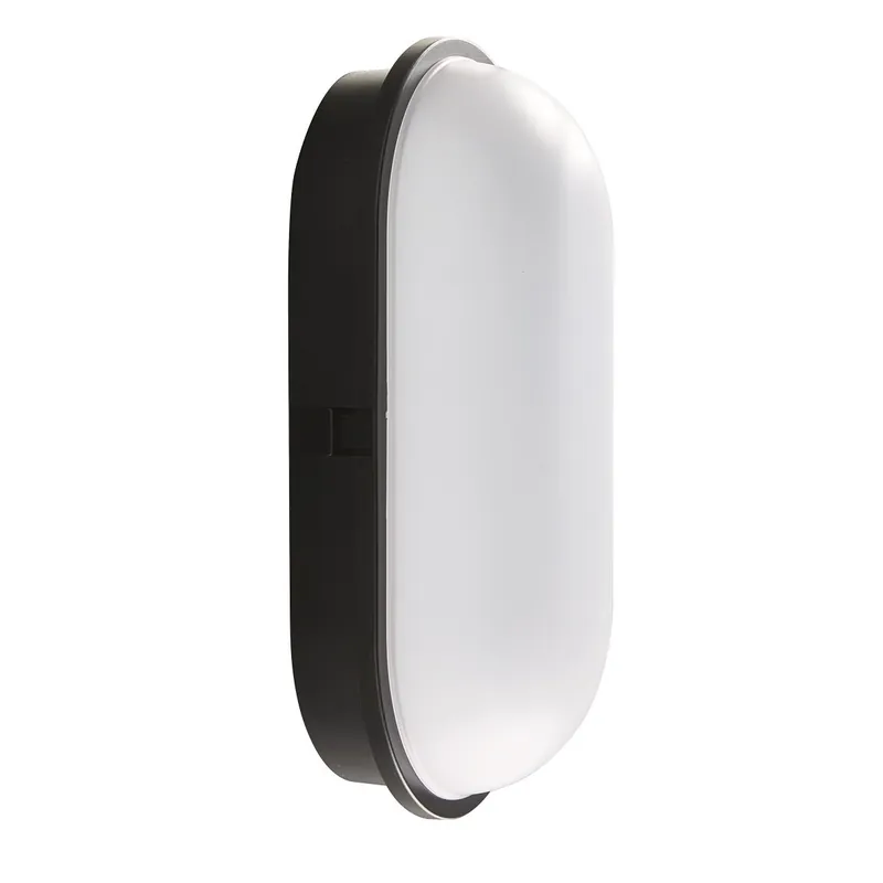 Heitronic Nr. 500647-HE LED Wandleuchte Outdoor Toledo schwarz IP65 4000K Rabatt